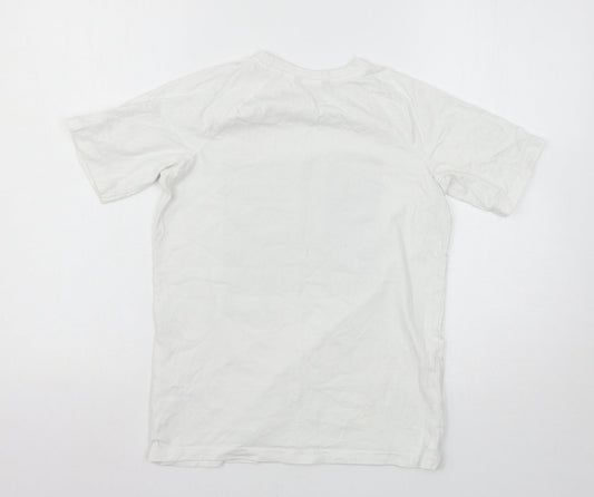 George Boys White Basic T-Shirt Size 11-12 Years
