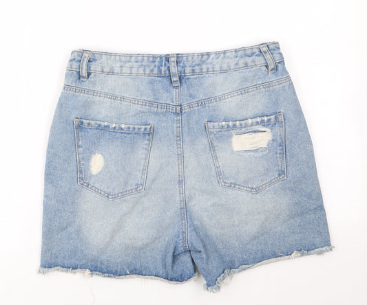 Denim Co Womens Blue Mom Shorts Size 8