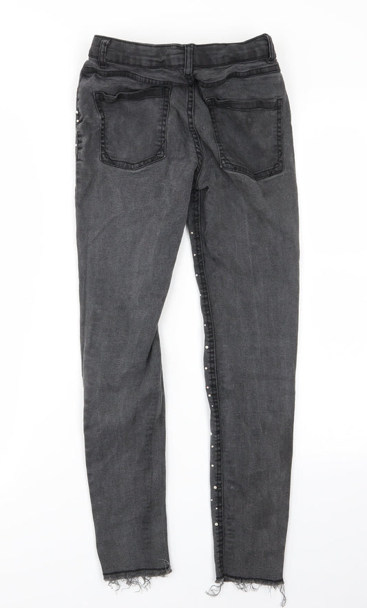Denim Co Girls Grey Skinny Jeans Size 11-12 Years