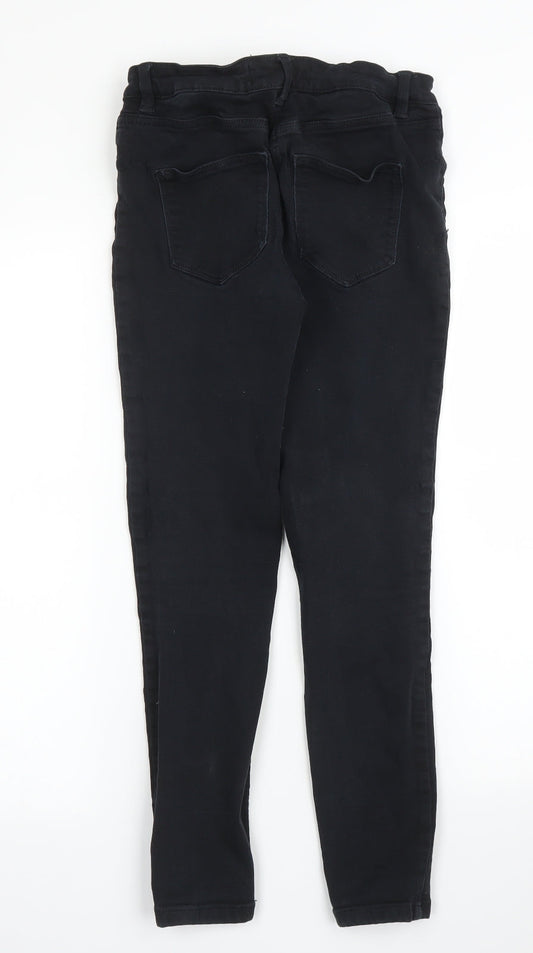 NEXT Womens Black Denim Skinny Jeans Size 8 L23 in