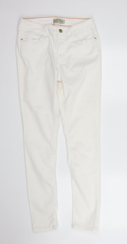 South Womens White  Denim Skinny Jeans Size 10 L26 in