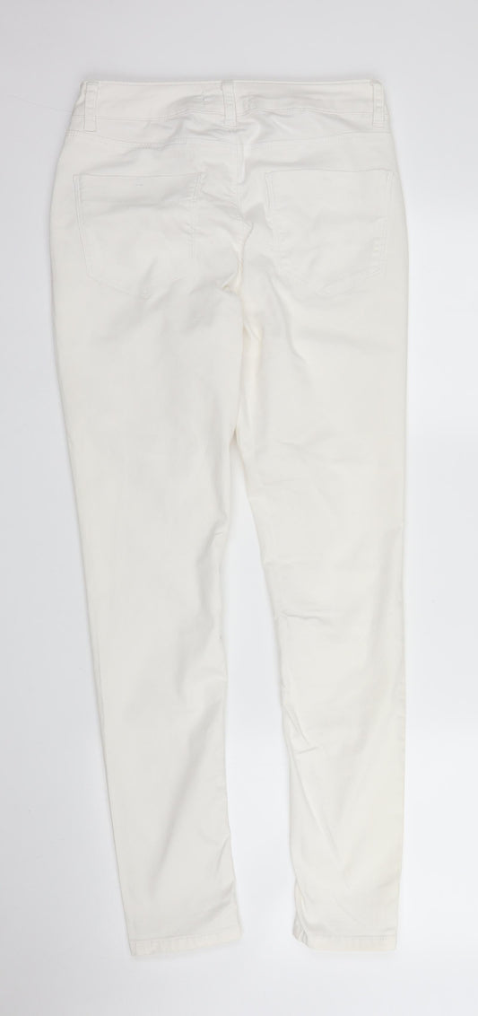 South Womens White  Denim Skinny Jeans Size 10 L26 in