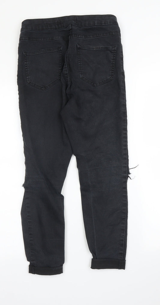 New Look Womens Black Denim Skinny Jeans Size 10 L21 in