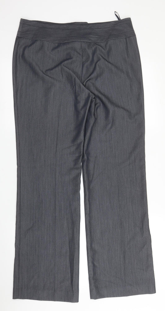 Epilogue Womens Grey Trousers Size 12 L28 in