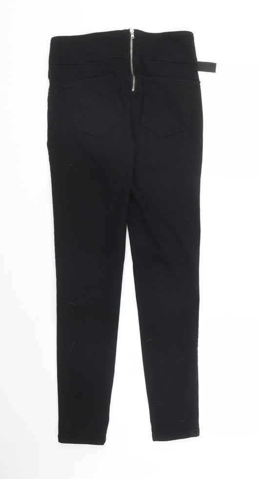 Very Womens Black Carrot Trousers Size 8 L25 in