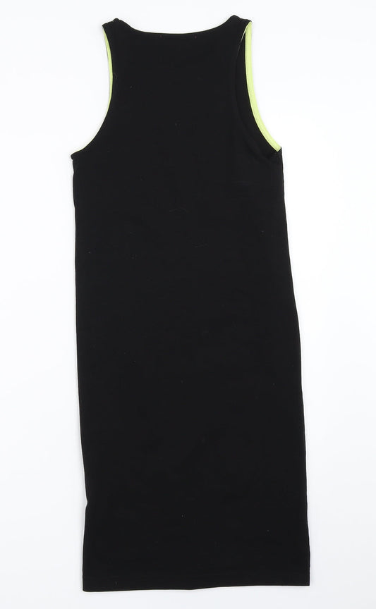 Boohoo Womens Black Bodycon Size 4