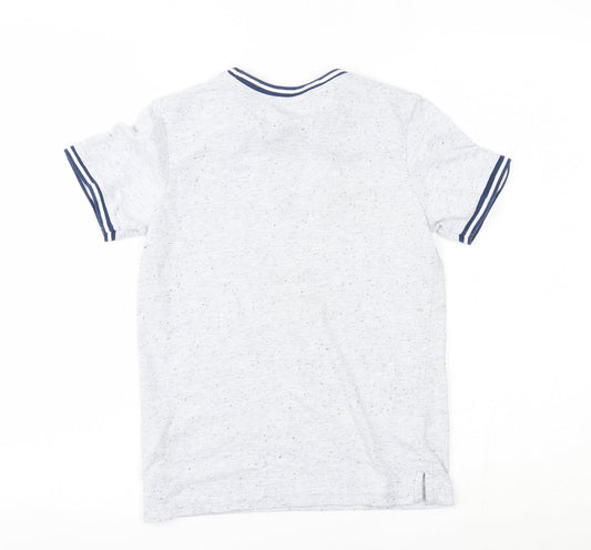 George Boys Grey Basic T-Shirt Size 9-10 Years
