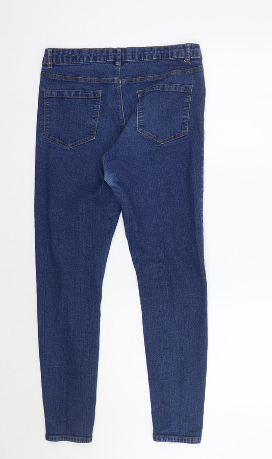 365 denim Womens Blue Skinny Jeans Size 12 L26 in