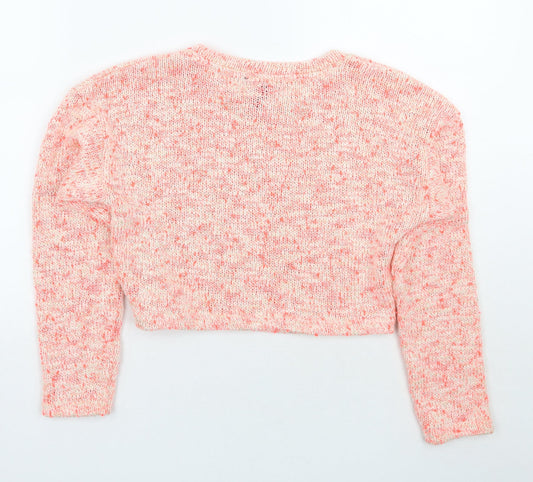 Newlook Girls Pink Pullover Jumper Size 13 Years