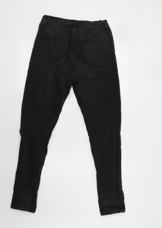 Bohoo Womens Beige Skinny Jeans Size 12 L30 in