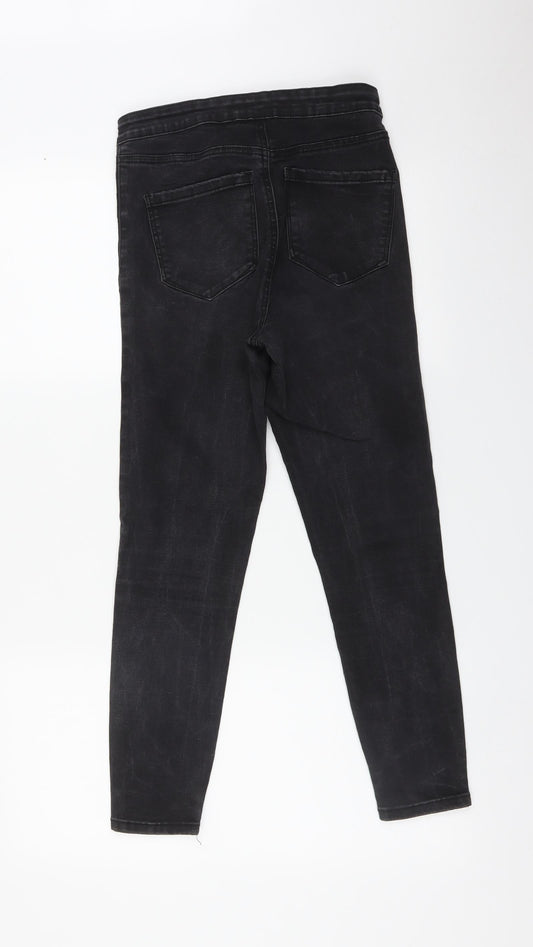 DENIM CO Womens Black Skinny Jeans Size 10 L25 in
