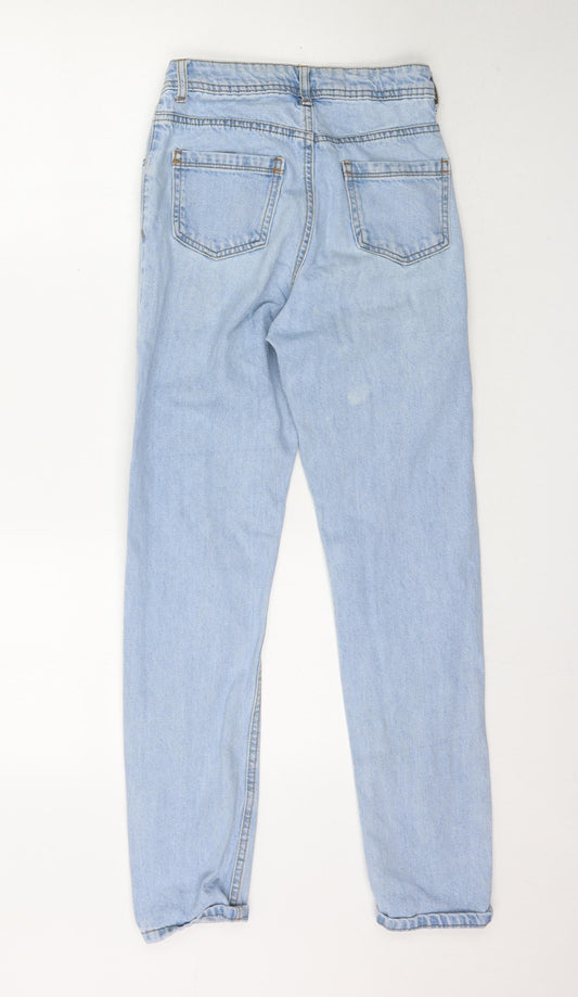 Denim Co. Womens Blue Denim Skinny Jeans Size 4 L28 in