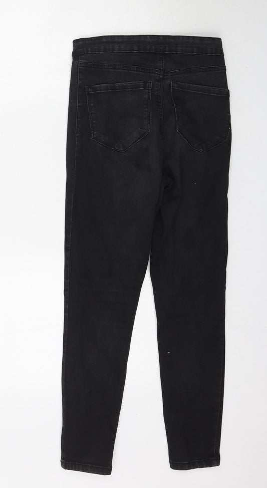 Denim Co. Womens Black Denim Skinny Jeans Size 10 L25 in