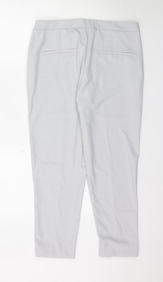 Preworn Womens Grey Trousers Size L L26 in