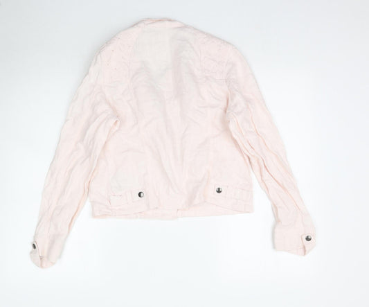 Marks and Spencer Womens Pink Jacket Size 14