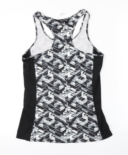 TONETIME Womens Multicoloured Argyle/Diamond Basic Tank Size 8