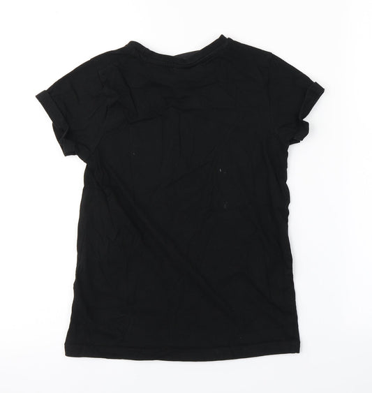 Preworn Boys Black Basic T-Shirt Size M - FORTNITE