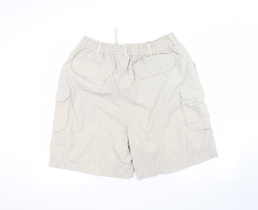 MCN Womens Grey Bermuda Shorts Size 3XL
