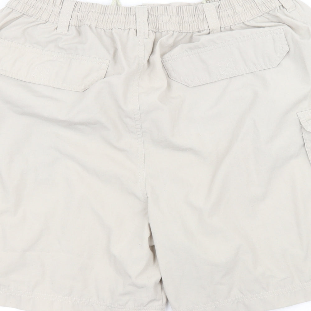 MCN Womens Grey Bermuda Shorts Size 3XL