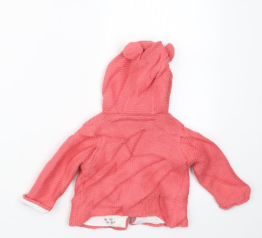 Marks and Spencer Girls Pink Jacket Size 3-6 Months