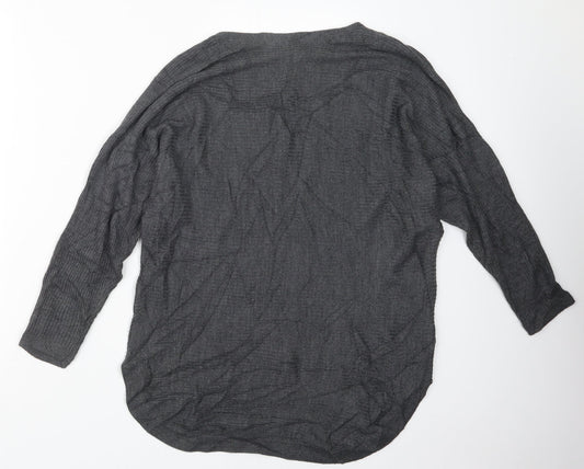 Debenhams Womens Grey Pullover Jumper Size 14