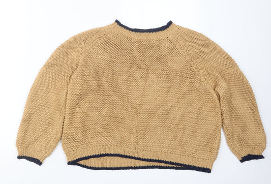 Preworn Womens Beige Pullover Jumper Size L