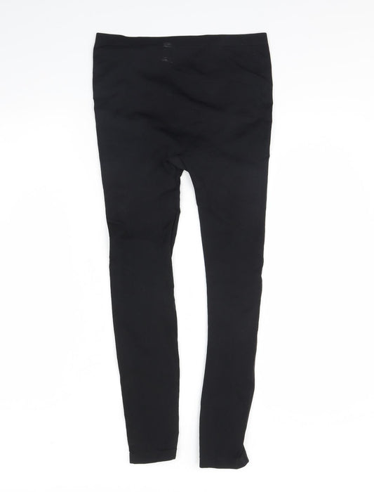 Secret Posessions Womens Black Capri Leggings Size M L28 in