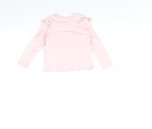 Very Girls Pink Basic T-Shirt Size 2 Years - Shine Bright