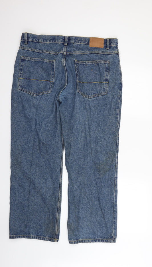 TU Womens Blue Straight Jeans Size 38 L27 in