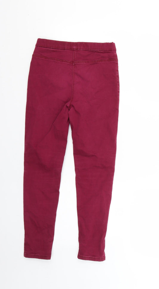 George Girls Purple Skinny Jeans Size 9-10 Years