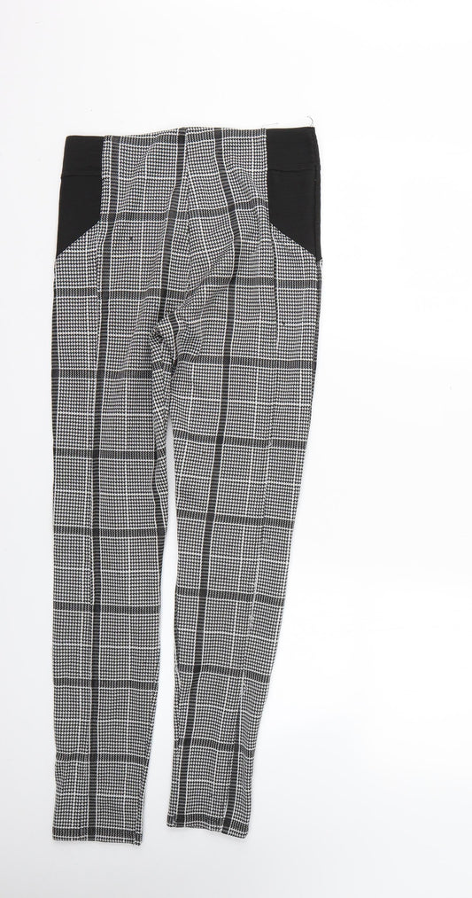 River Island Womens Multicoloured Check Trousers Size 10 L25 in