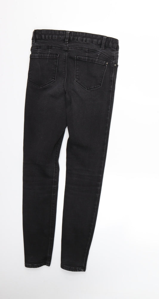 Denim & Co. Womens Black Skinny Jeans Size 10 L26 in