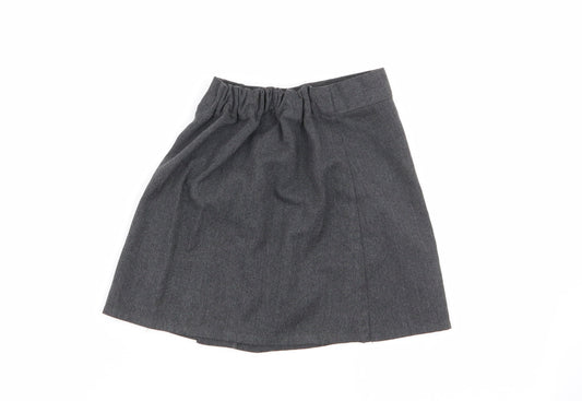 school life Girls Grey Flare Skirt Size 6 Years