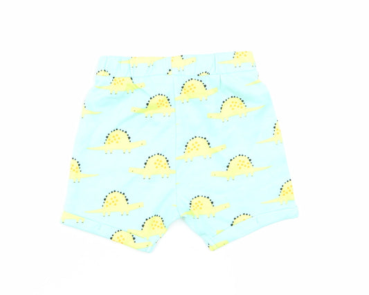 Asda George Baby Blue Animal Print Capri Trousers Size 12-18 Months