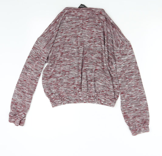 Miss Selfridge Womens Red Pullover Jumper Size 8