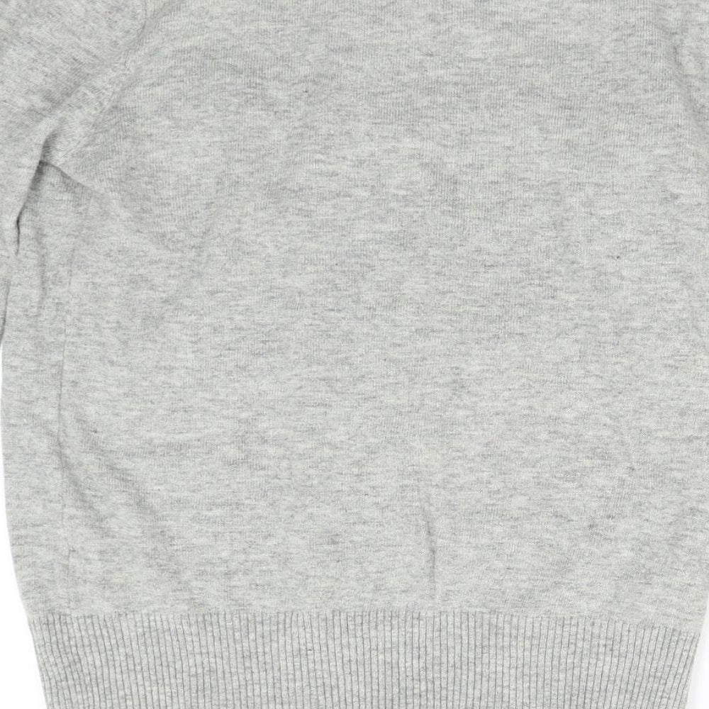 Tailya Womens Grey Knit Pullover Jumper Size S