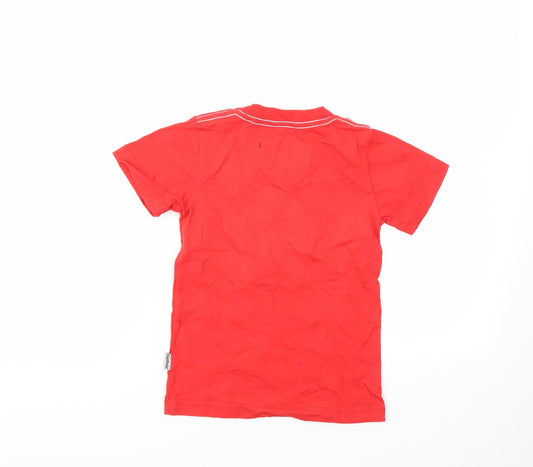 Garfield Boys Red Geometric Basic T-Shirt Size 2 Years