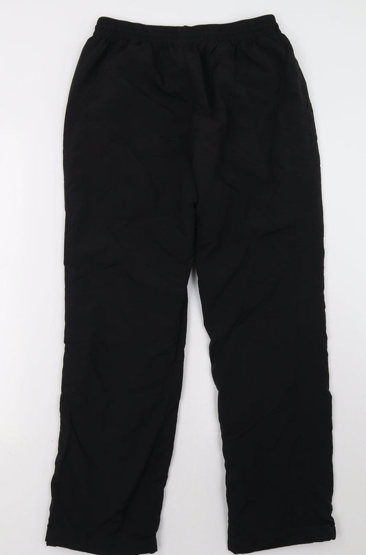 jinlaike Mens Black Trousers Size 28 L30 in