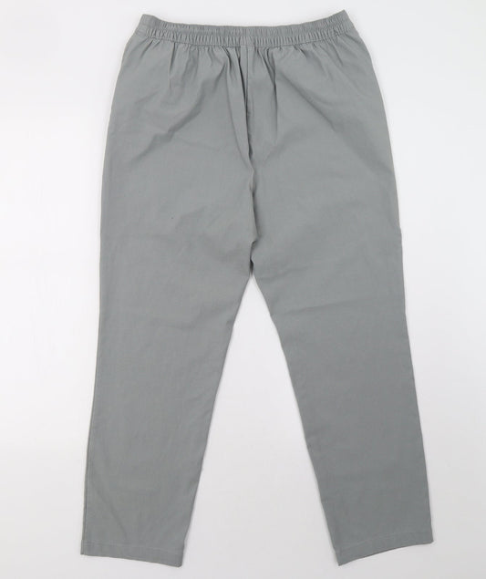 Preworn Womens Grey Trousers Size 18 L27 in