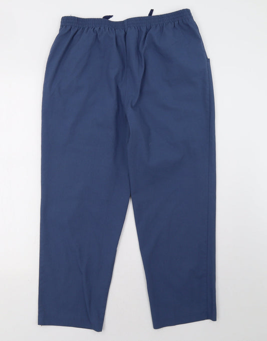 trevira Womens Blue Trousers Size 18 L28 in