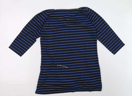 plum tree Womens Black Striped A-Line Size 14