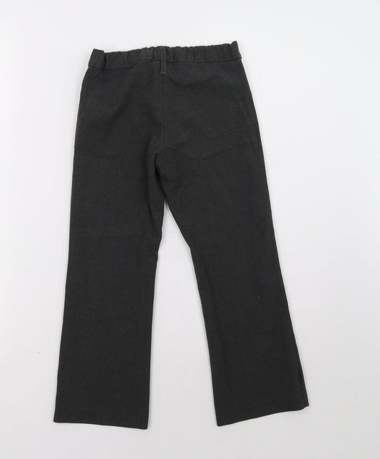 Marks and Spencer Girls Grey Trousers Size 5-6 Years - School Wear