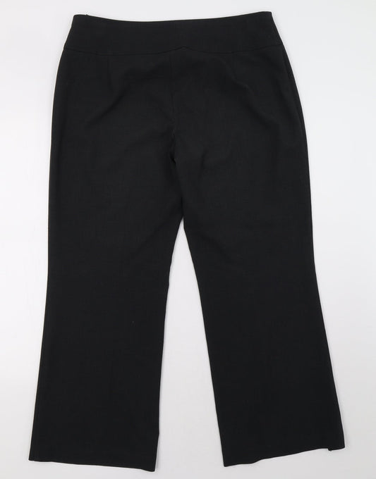 Marks and Spencer Womens Grey Trousers Size 14 L29 in