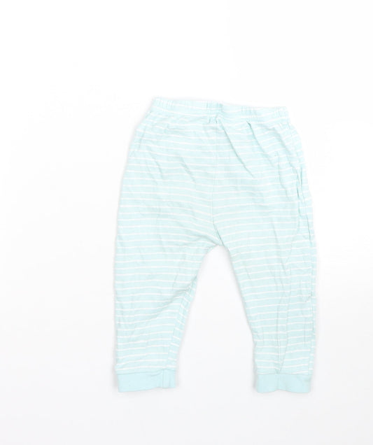 George Girls Blue Striped Cami Pyjama Pants Size 12-18 Months