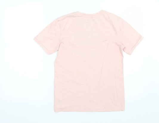 Gap Girls Pink Basic T-Shirt Size 10-11 Years