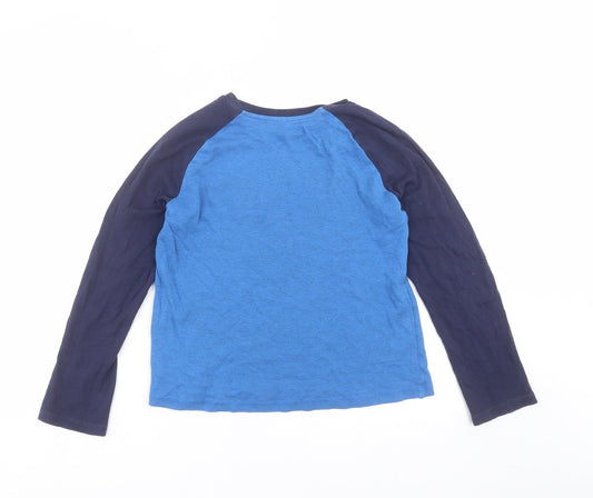 George Boys Blue Solid Pyjama Top Size 11-12 Years