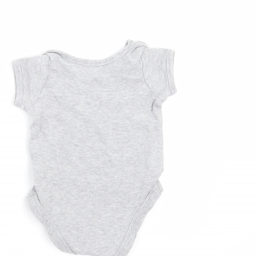 BHS Baby Grey Babygrow One-Piece Size Newborn - little dude