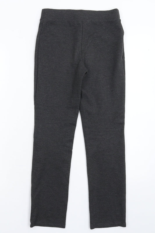 George Girls Grey Jegging Trousers Size 10-11 Years - Legging