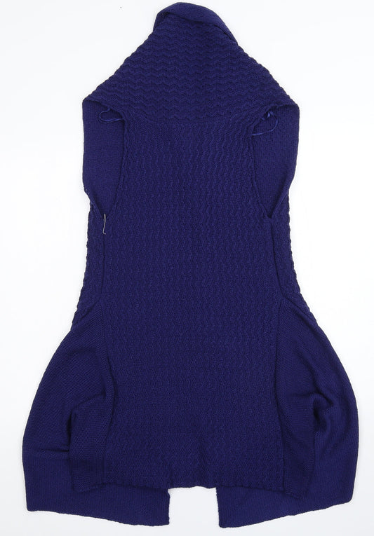 Savoir Womens Blue Knit Cardigan Jumper Size 10