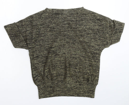 Preworn Womens Gold Knit Pullover Jumper Size M